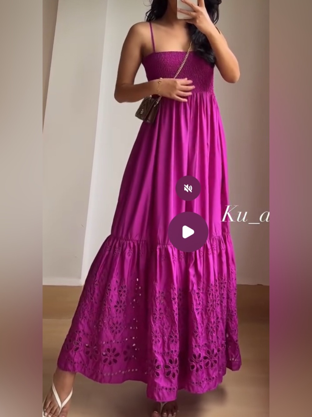 Zara Maxi dress Fuchsia Pink